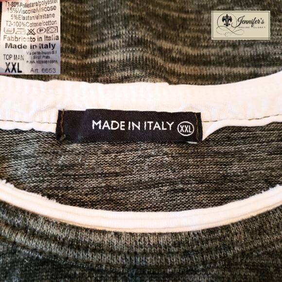 3/$25 Topman Men's Green Long Sleeve Crew Neck Sweater Size XXL - Picture 5 of 7